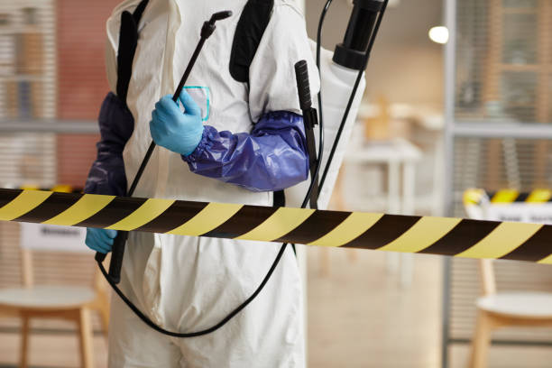 Professional Trauma Scene Cleanup technician working in Brussels, WI